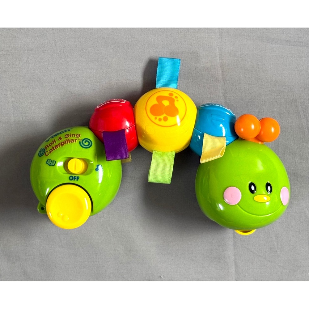 Vtech Baby Toy Bundle Activity Cube Phone Caterpillar Puppy Zebra Soccer Ball - Picture 4 of 8